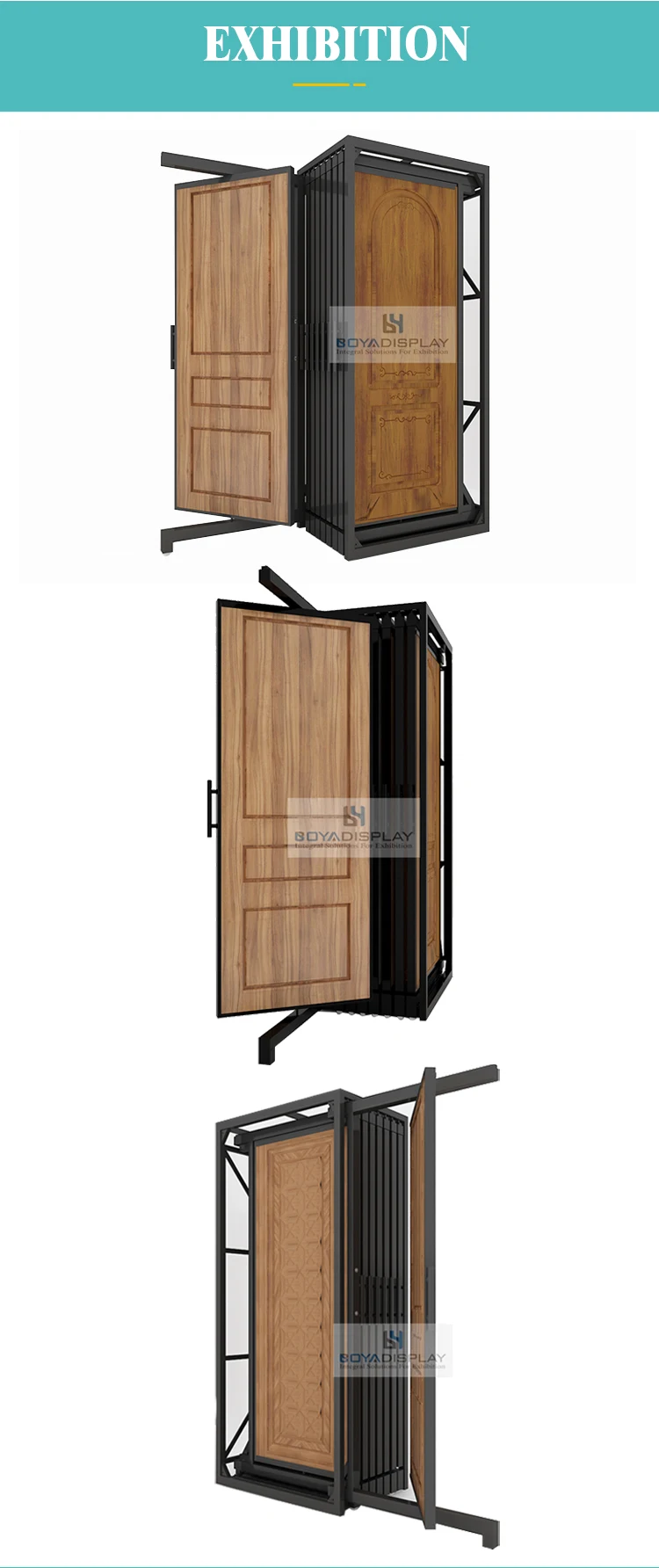 Hot Sale Pulling - Pushing Rotating Rack Customized Rotating And Slider ...