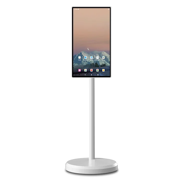 Portable Tv Stands Stand Smart Screen Tv Smart Tv Screen Touch Screen Advertising Monitor Battery Included Monitor Movable