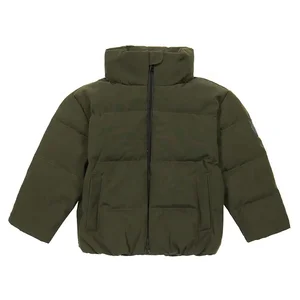 Custom Lightweight Cotton Puffer Quilted Jackets Baby Boy Girl Winter Coats With Zipper