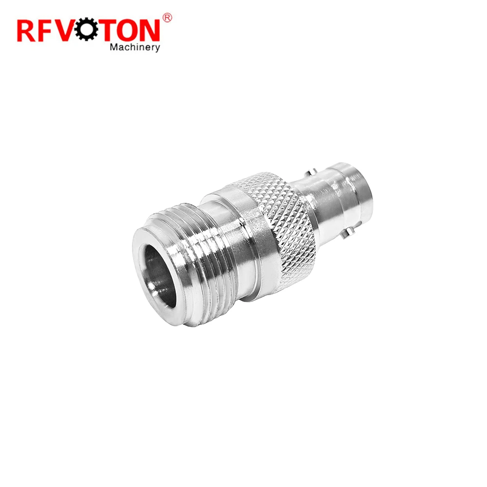 Factory Supply  Rfvoton  n Female Straight  Bnc Female Jack Straight Rf Coaxial Adapter Adaptor in Stock Connector ROHS