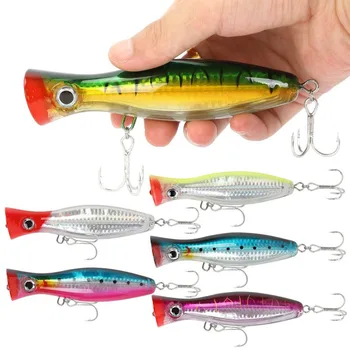 CHEERY Custom Wholesale ABS Plastic 120mm Top Water Saltwater Fishing Bait Popper Lure – Popper – view 4