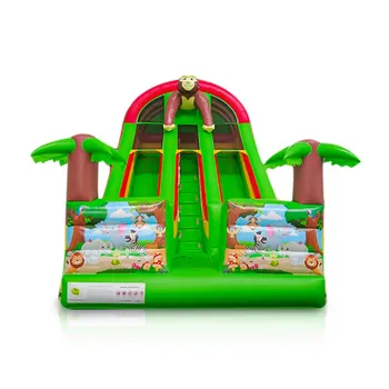 Airtight Factory Wholesale Price Inflatable dry Slider Commercial Big Inflatable Water Slide With Pool For Kids And Adults