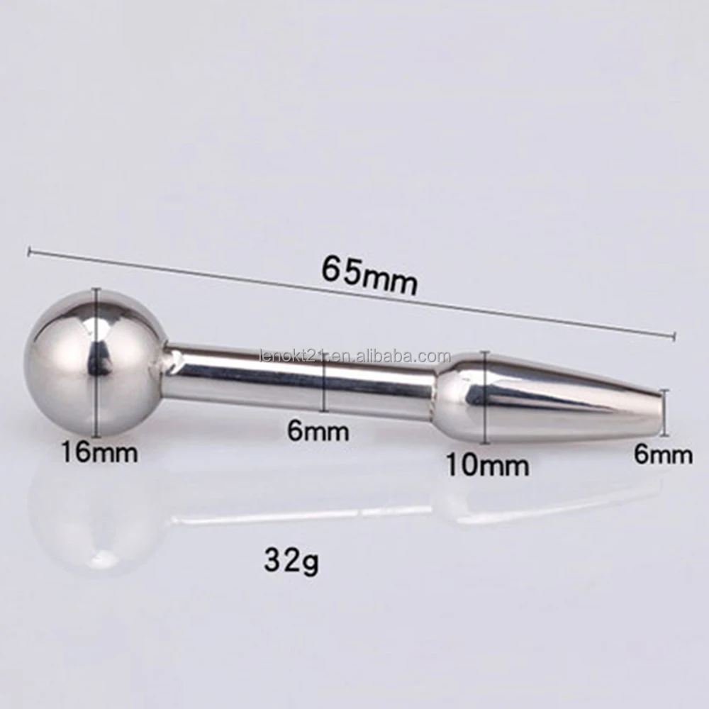 Male Urethral Dilator Metal Urethral Catheter Penis Plug Sounding Horse