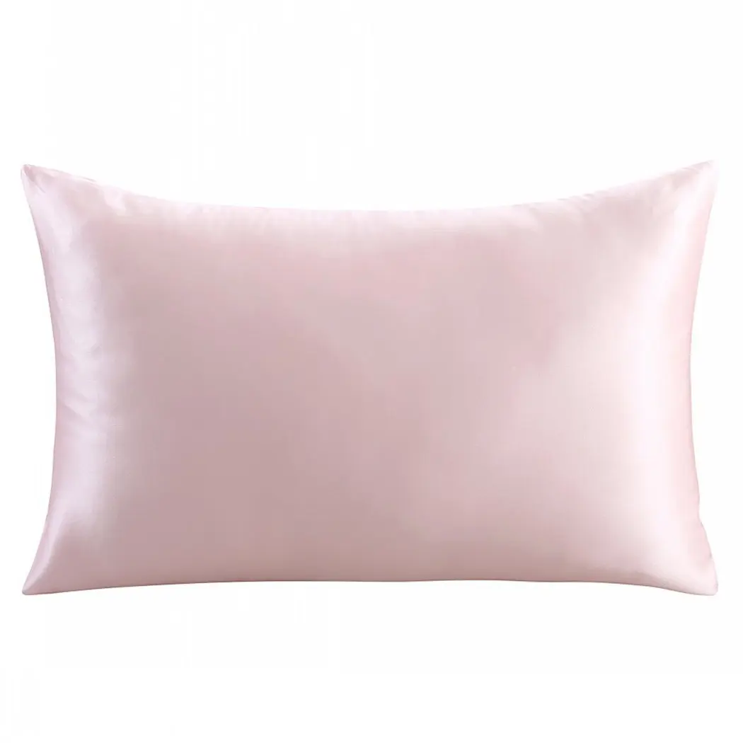 silk pink pillowcase