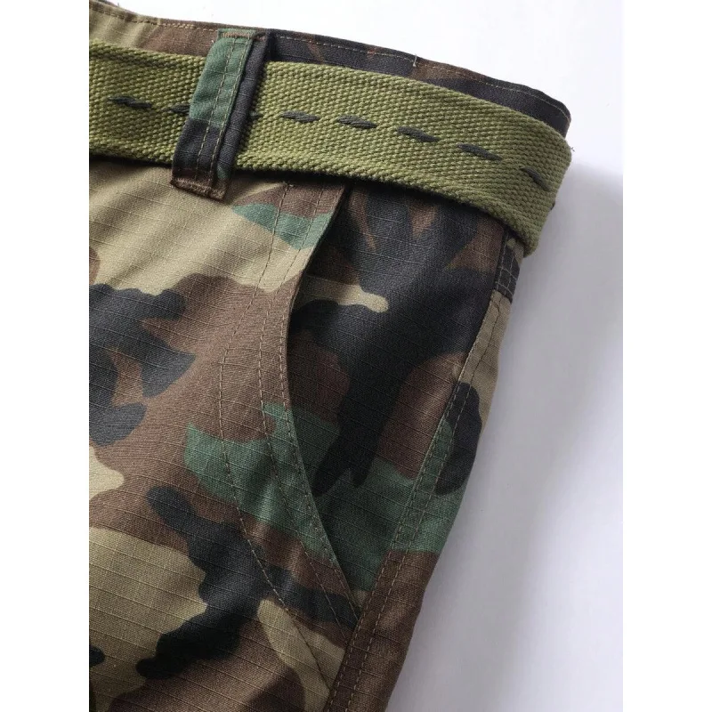 High Quality Designer Pant Cotton Cargo Trousers Men's Sweat Jogger High Waist With Stacked Pant gallery 4