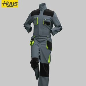 Factory Supply Industry Work Clothes 3D Pockets Men Work Coverall Construction Workshop Overalls