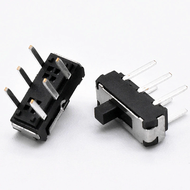 KS-05 6pin Push-key switch 2 position Vertical 6 pin slide switch on off