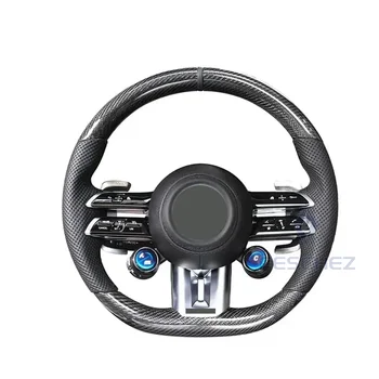 Hot Sell Leather Carbon Fiber Steering Wheel For Mercedes Benz E300 W204 W205 W211 W212 W213 W218 A C E G Gle S Class