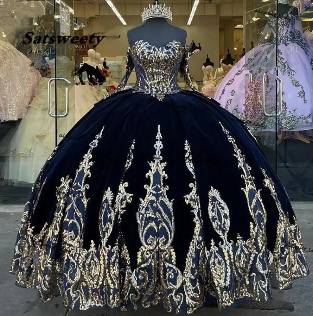 open lace back dress Girls Long Sleeve Velvet Princess Dress For Fall Winter Elegant Soild Birthday Party Dresses, Green / 12