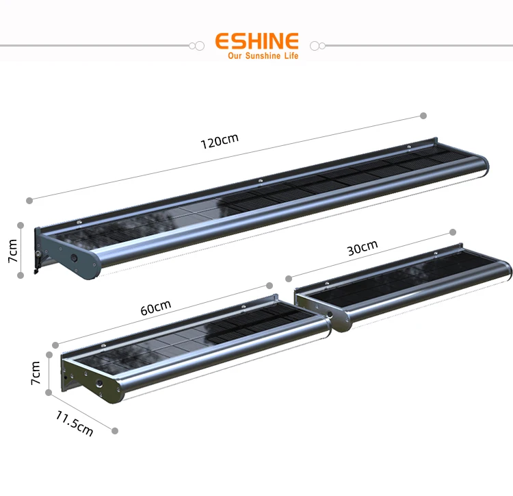ACMESHINE High Brightness Remote Control Billboard Signage Solar Wall Light Outdoor Waterproof Led Solar Garden Light