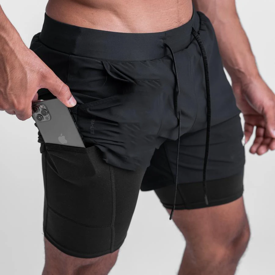 Causal Sport Men's Nylon Spandex Shorts 