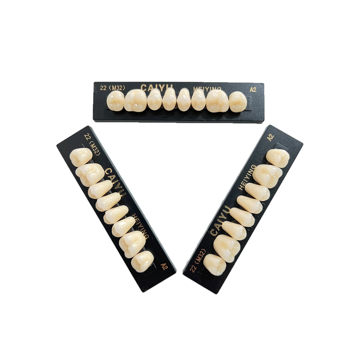 CAIYU Factory Price CE ISO Certificated Wholesale Custom Denture Posterior Synthetic Resin Teeth