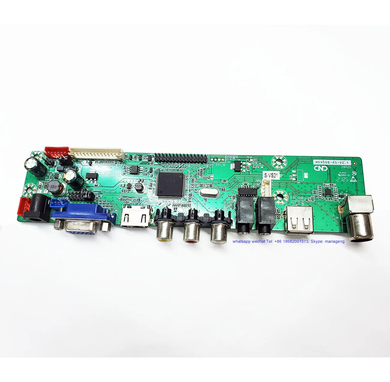 HDV56R V56 HDV56U-AS HDV56U-AL Jumper Mirror Universal LCD Kit