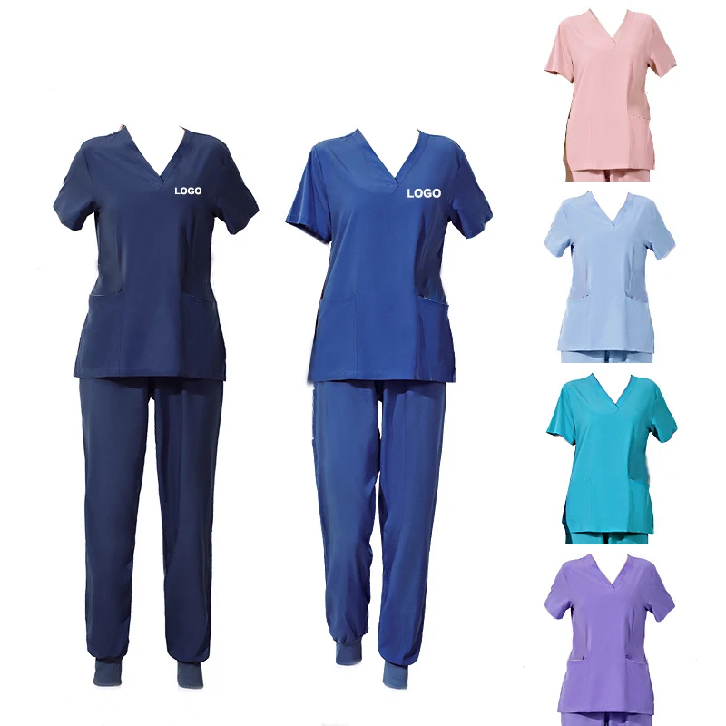 Scrubs Practical Nursing Hospital Uniform Medical Scrubs Sets 2024