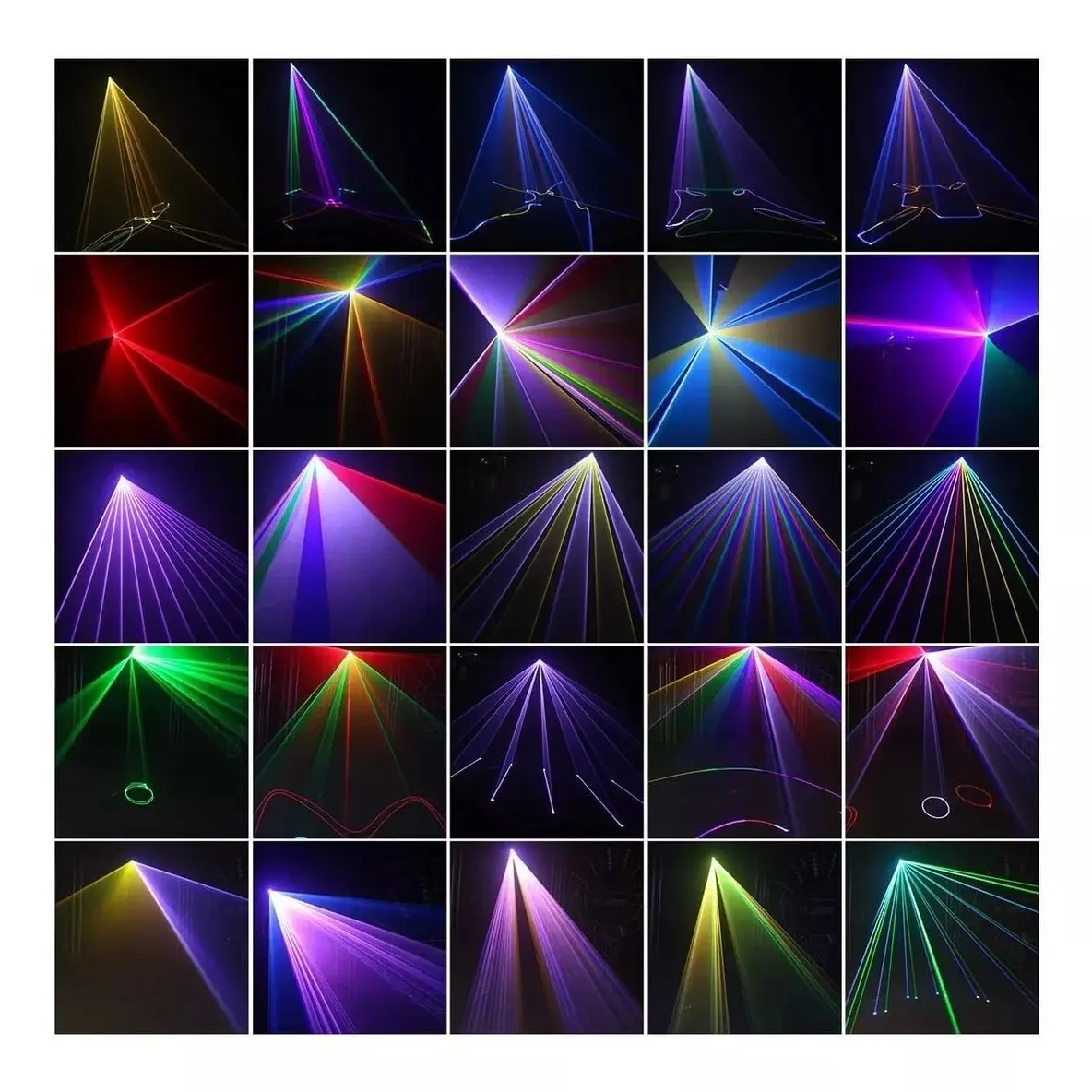 YSH One-Head Animated Lazer Light 3D Laser Dj Effects Lighting Disco Equipment DMX Laser Stage Strobe Beam Lights for Stage Club