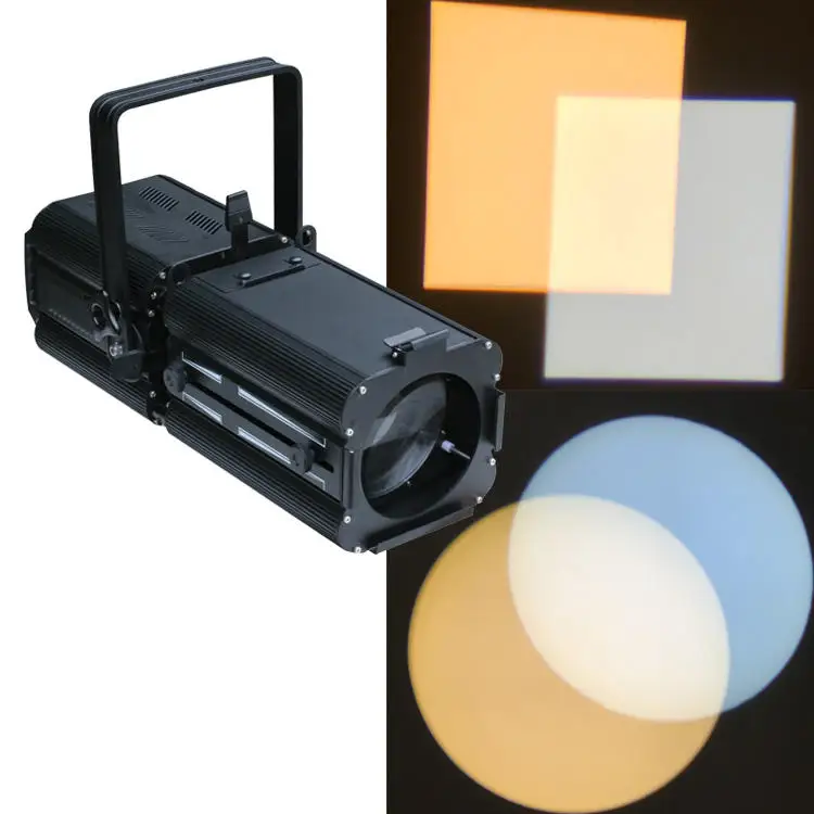 Théâtre éclairage 200w rgbw 4in1 led profil projecteur