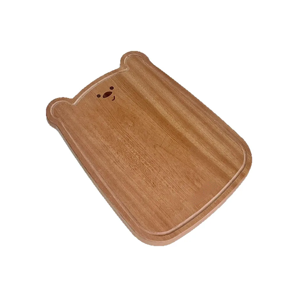 Irregular Cute Lovely Ebony Wood Mould Proof Kitchenware Supplies Food Fruit Vegetables Fesserts Steak Chopping Board