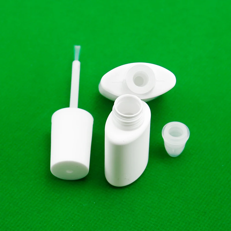 product matte nail polish bottle white with brush 15ml free ldpe dropper hdpe chemical plastic petrol bottle with spout beauty industry-34