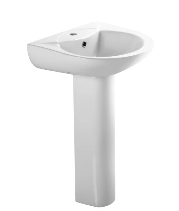 AIDI European Classic Bathroom Wash Basin Ceramic Pedestal Sink