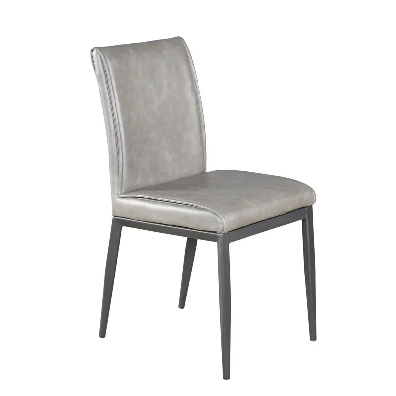 Modern Steel Cheap Dining Room Furniture Chairs Low Price Home Minimalist Coffee Leather Chair