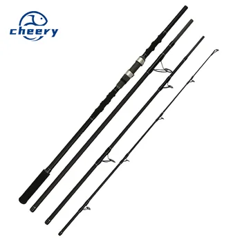 CHEERY Ocean Beach Long-distance Cast Rod Carbon Super-hard Anchor Rod 3.6 Meters 4.2 Meters Plug Fishing Rod 4 Sections – Hard Lure – view 2