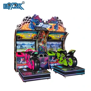 Dynamic Motor Wholesale Custom Motorcycle Simulator Coin-operated Kid Motor Bike Video Arcade Console For Amusement Parks