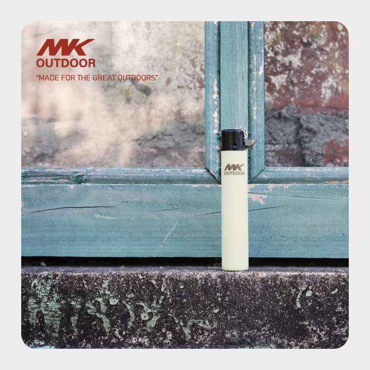 Mk Wholesale Slim Flint Gas Lighters Bulk Butane Gas Fancy Flame Lighter Disposable Refillable