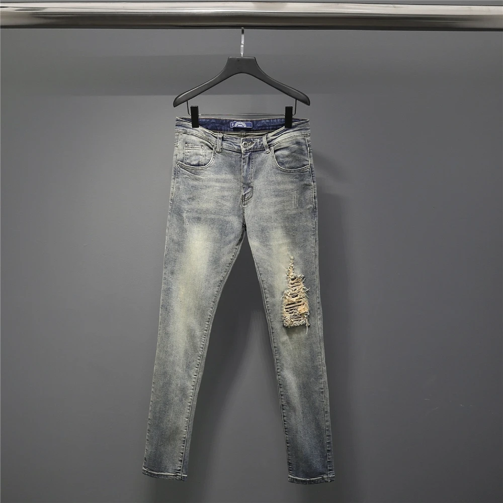 Jeans Male Denim Pants Skinny 