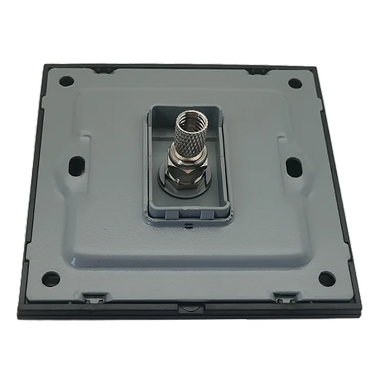VNX Switch Socket Satellite 10A 250V Push Button Switch Power Electrical Wall Double Sockets and Switches