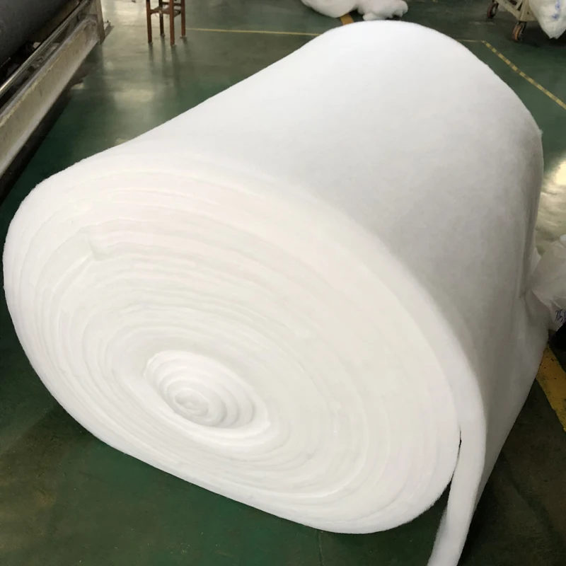 Thermal Bonded Polyester Dacron Wadding Polyester Fibers Rolls Dacron Wadding/padding/batting