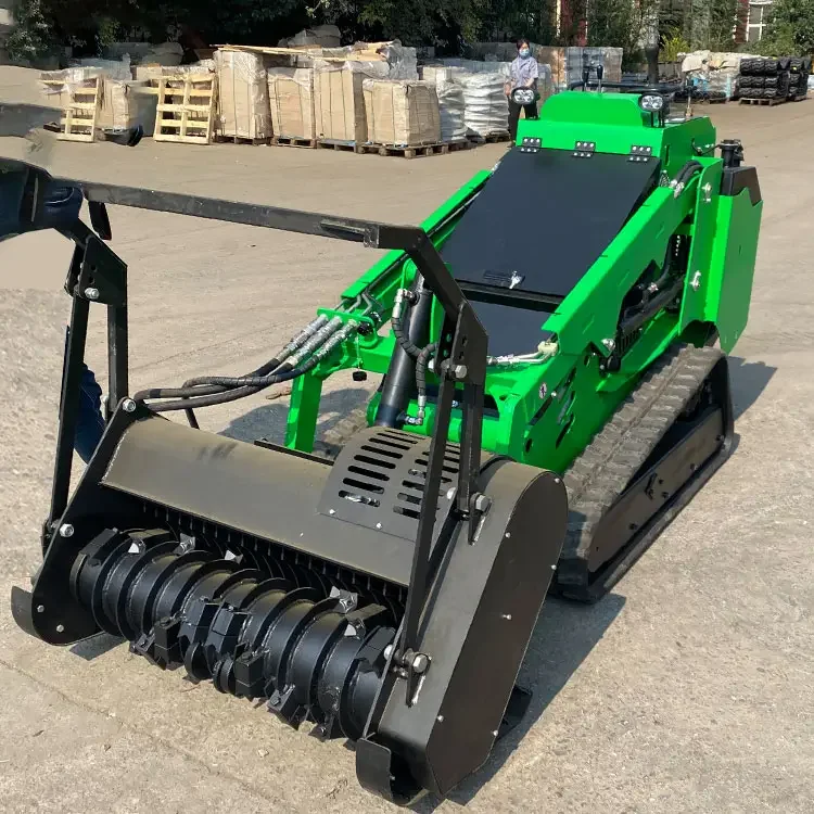 Forest Brush Tree Mulcher Skid Steer Loader Attachment Forestry Mulcher ...