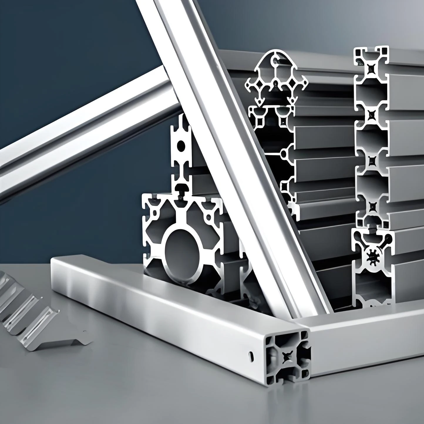 Profilés en aluminium anodisé à rainure en T 2020 4040 4080 pour équipements de salle propre et postes de travail électroniques - Service d'usinage sur mesure