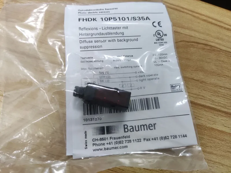 鲍默光电传感器开关fhdk 10p5101/s35a Buy Fhdk 10p5101/s35a,光电传感器baumer,Baumer传感器开关Product  on