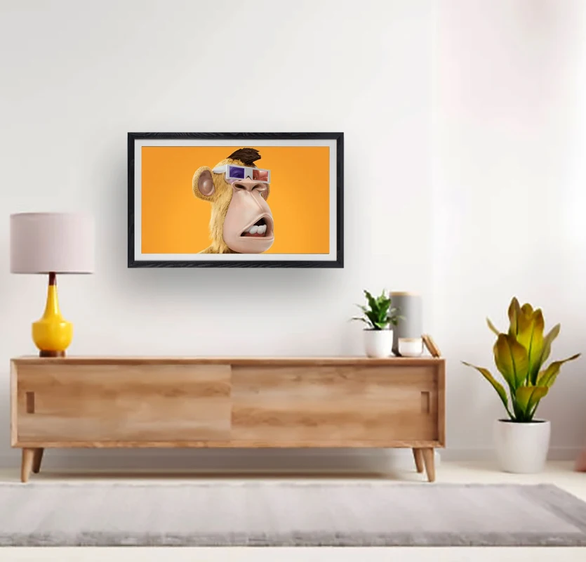 Large Wifi Wall Mounted Digital Photo Frame Touch Screen With Video