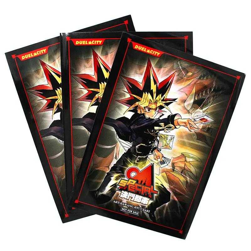 High Quality Holographic Yugioh Cards Cover Protector Sleeves Cartoon