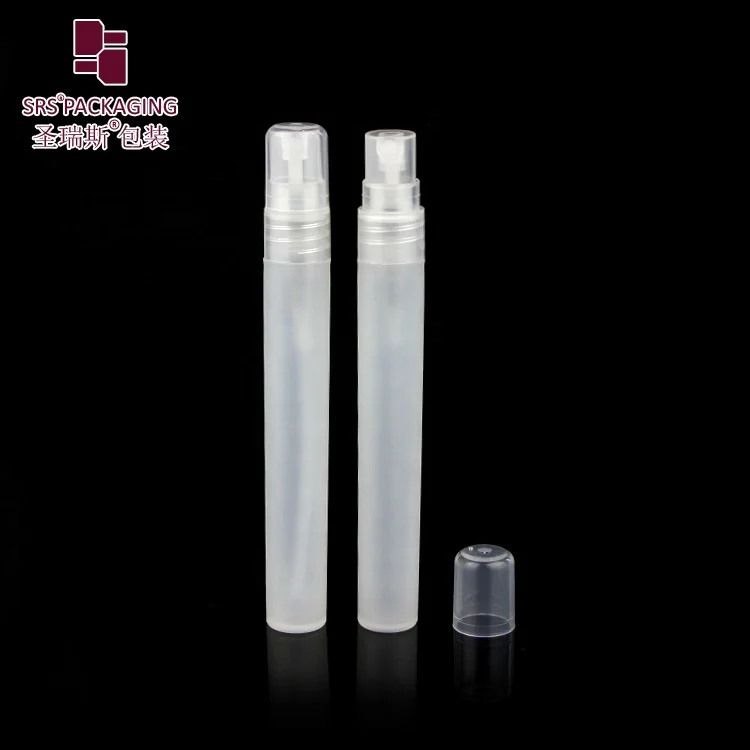 Natural Color PP Translucent Empty Plastic Perfume Spray Bottle Mini
