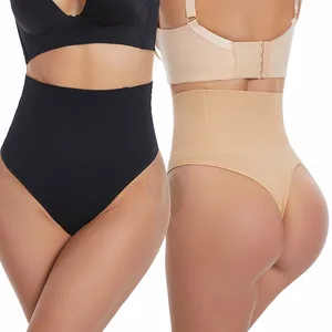 Women High Waist Body Recovery Slimming Underwear Tummy Control Panties Sexy Seamless Shapewear Thong Hip Lifting Corset