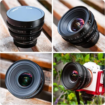 7artisans APS-C Frame 12mm T2.9 Ultra-wide Angle Large Aperture CF Cine Lens for Sony E Nikon Z Canon RF Sigma L M43 Mount detail image