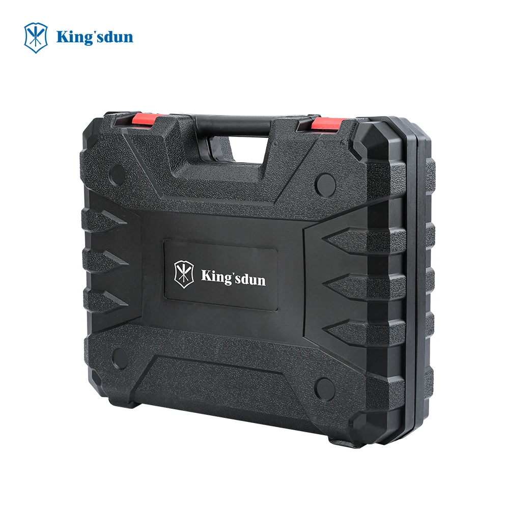 Kingsdun 102pcs Power Tools Combo Set Electric Drill Power Toolkit for Woodworking 12V Electric Drive Impact Drill Set