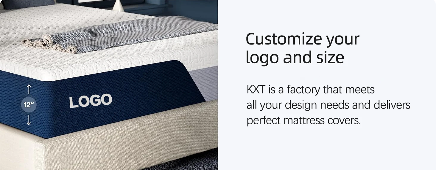 product newest design anti slip dot plastic fabric luxury 5 star hotel cooling polyester memory foam mattress cover with zipper-2