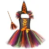 Arancione (vestito + cappello + scopa)