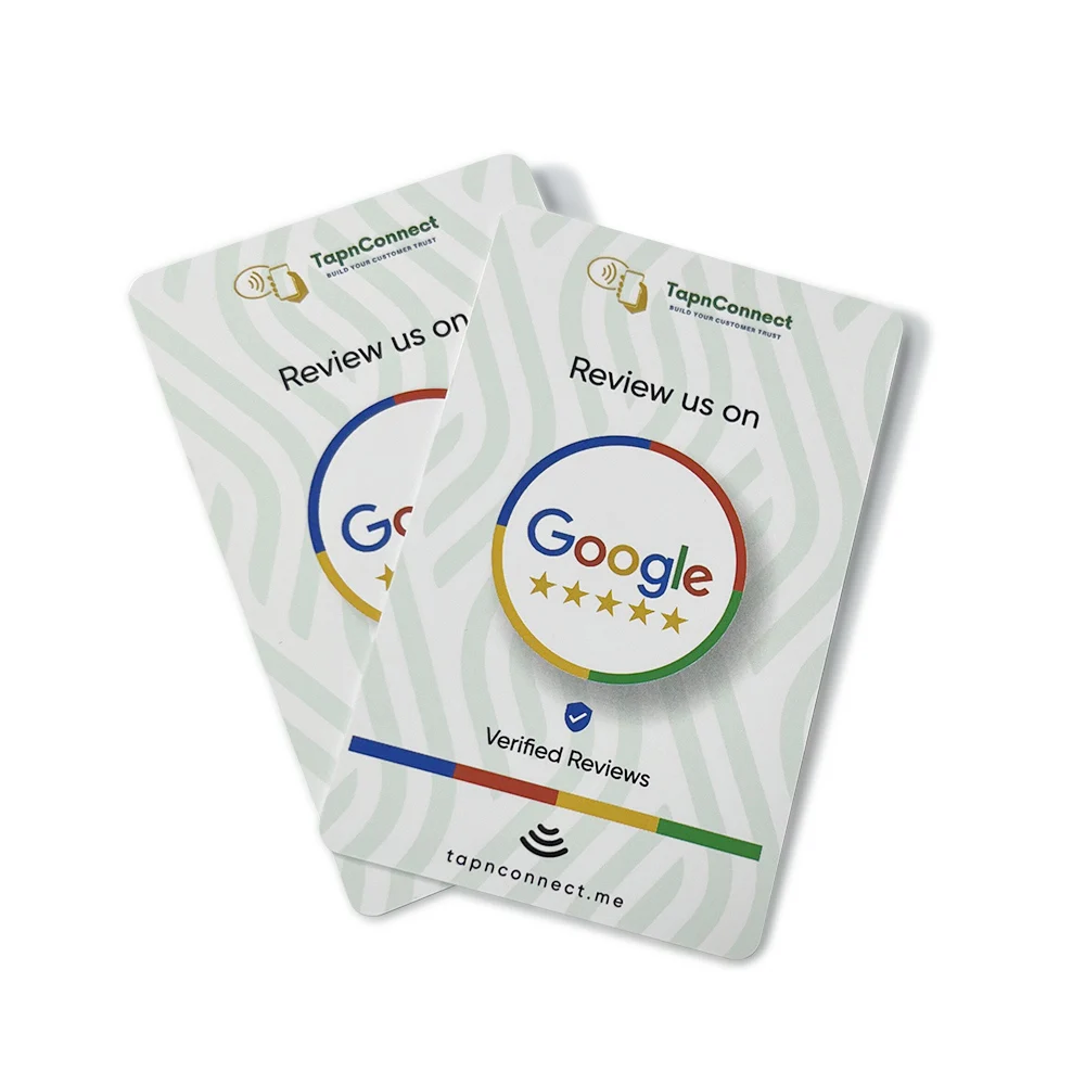 In Stock Product RFID Blank Card Smart with Chip NFC RFID Google Review Card for Sale