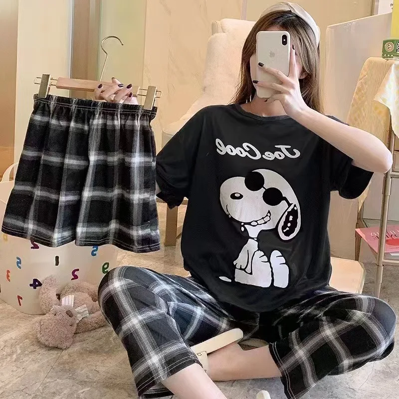 Foreign Trade Pajamas Korean Style2022New Pajamas Women's Summer Milk Silk  Three-piece Sleepwear Set - Buy Foreign Trade Pajamas Korean Style2022New Pajamas  Women's Summer Milk Silk Three-piece Sleepwear Set Product on