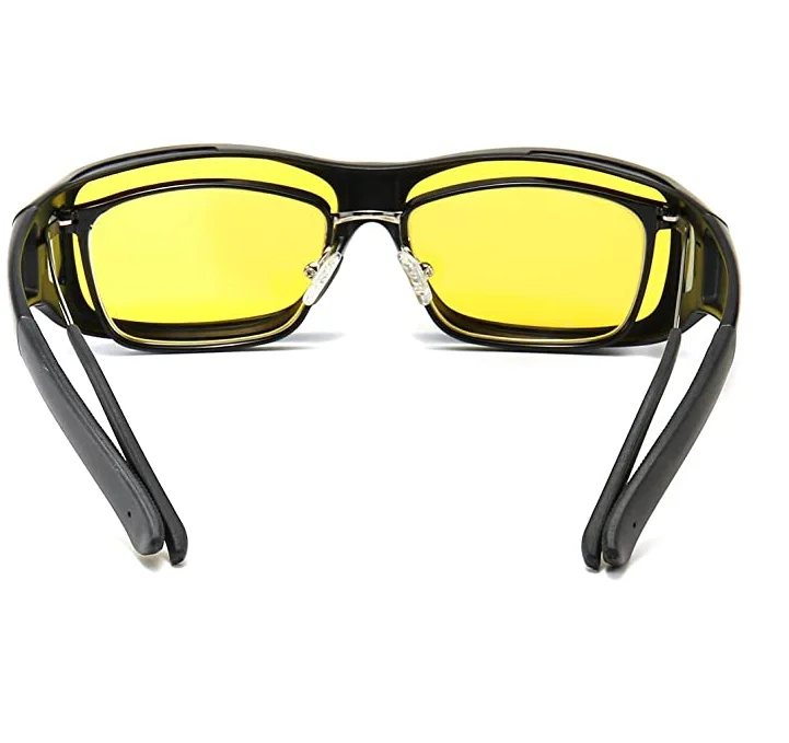 High Quality HD Vision Wrap Around Sunglasses Car Driving Glasses Spec Cermin Mata Anti Silau Malam