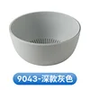 Gray tall drain basket-9043