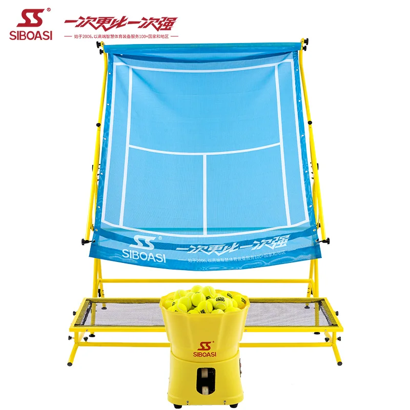 Умное оборудование для тренировок по теннисным мячам с сеткой для тренировок по теннису