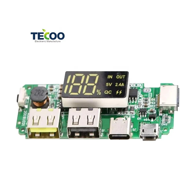 Professional SMT PCBA Service 94V0 8 Port USB 3.0 Charger Circuit Board Custom PCB Assembly Manufacturer
