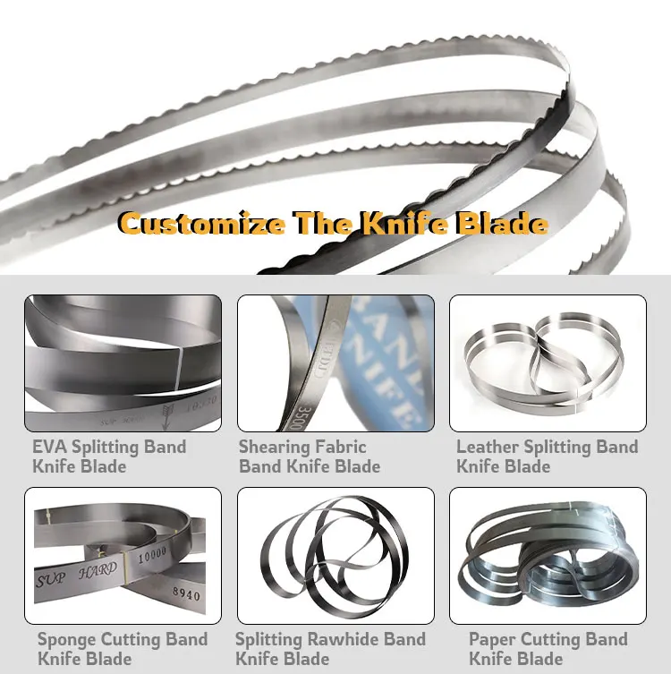 Hss Sk4 Slicer Manufacturing Scallop Edge Band Knife Blade For Bread Toilet Tissuepaper