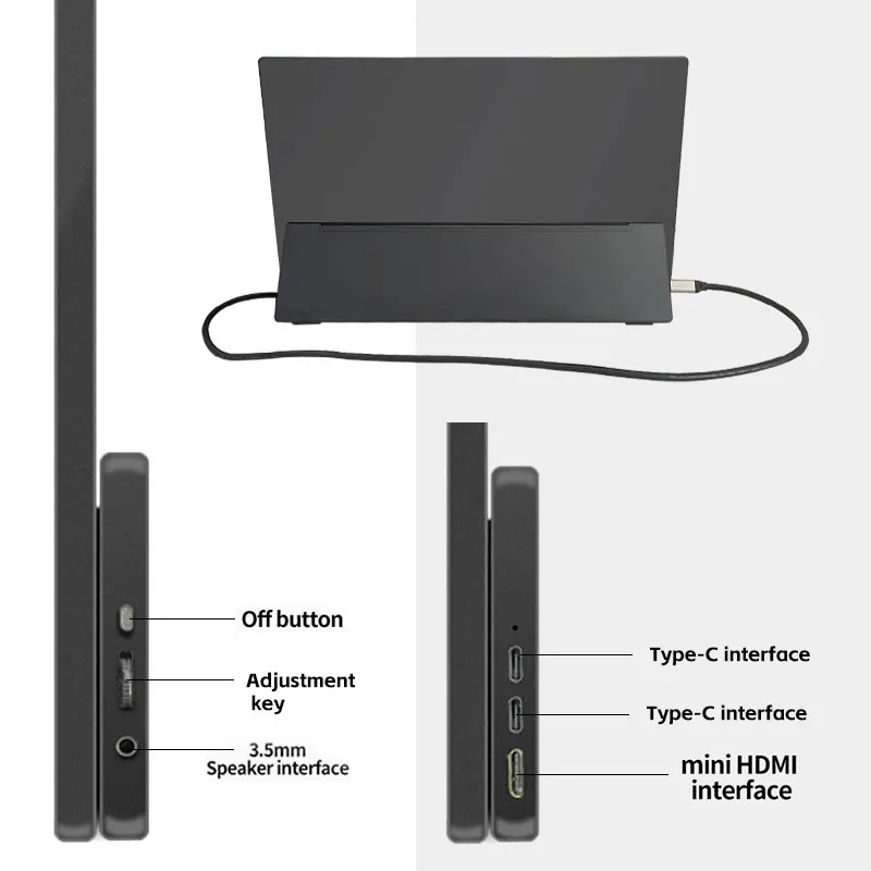 15.6 Inch Portable High Definition Display for Phone Ps4 Switch 