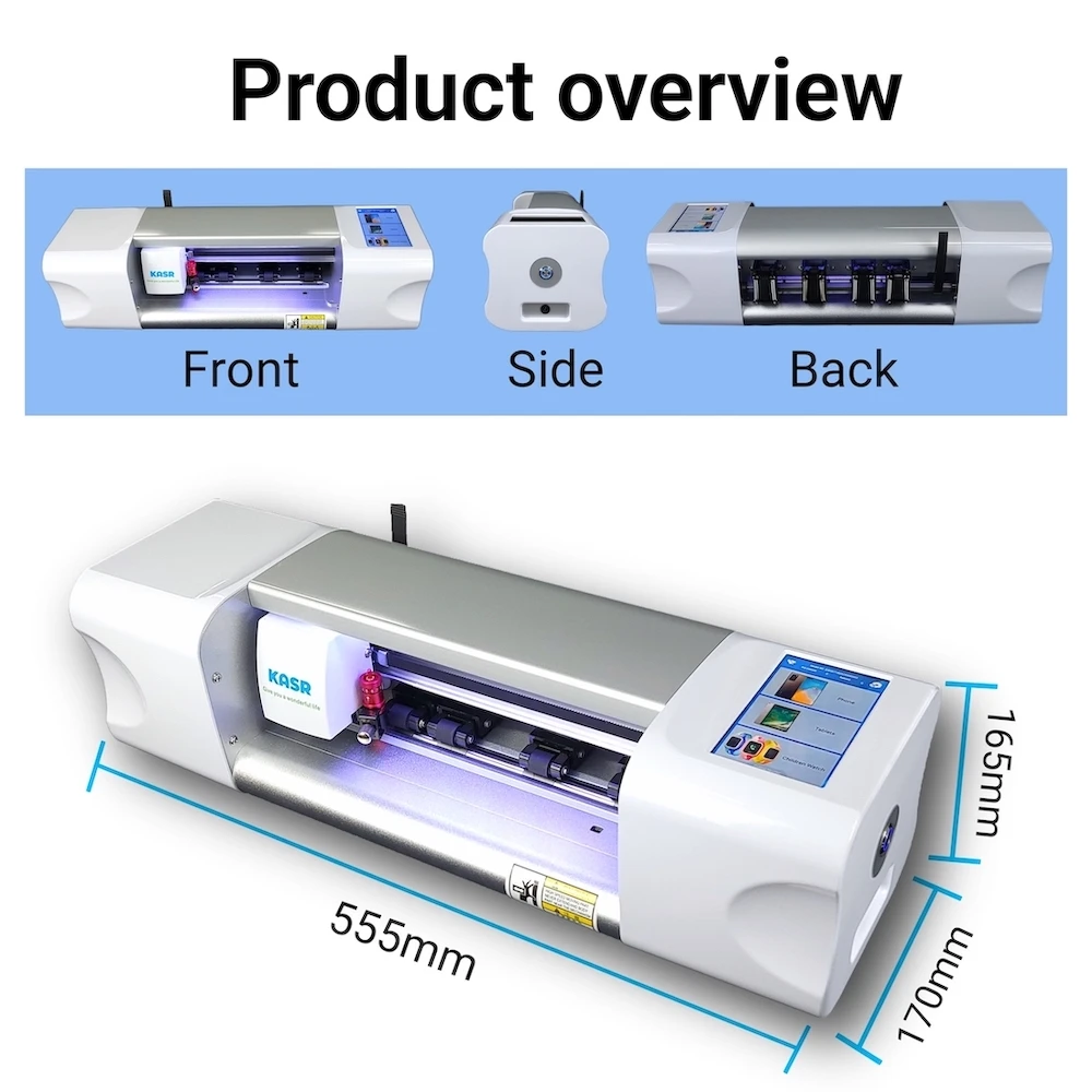 Kasr High Quality Automatic Phone Tablets TPU Hydrogel Film Cut Plotter Screen Protector Cutting Machines